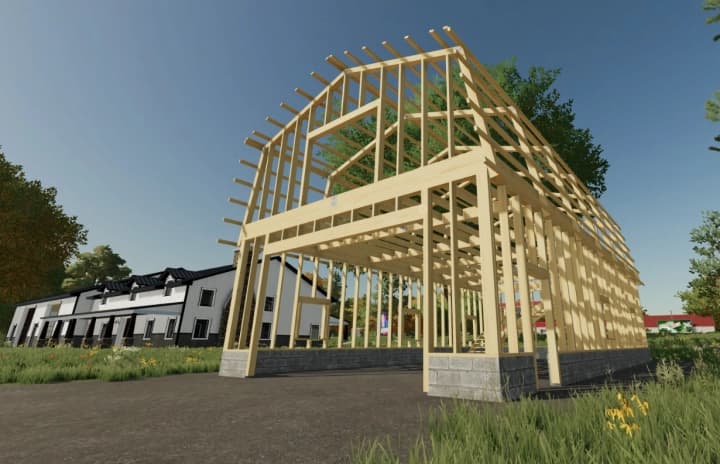 24 x 48 Gambrel Barn 2