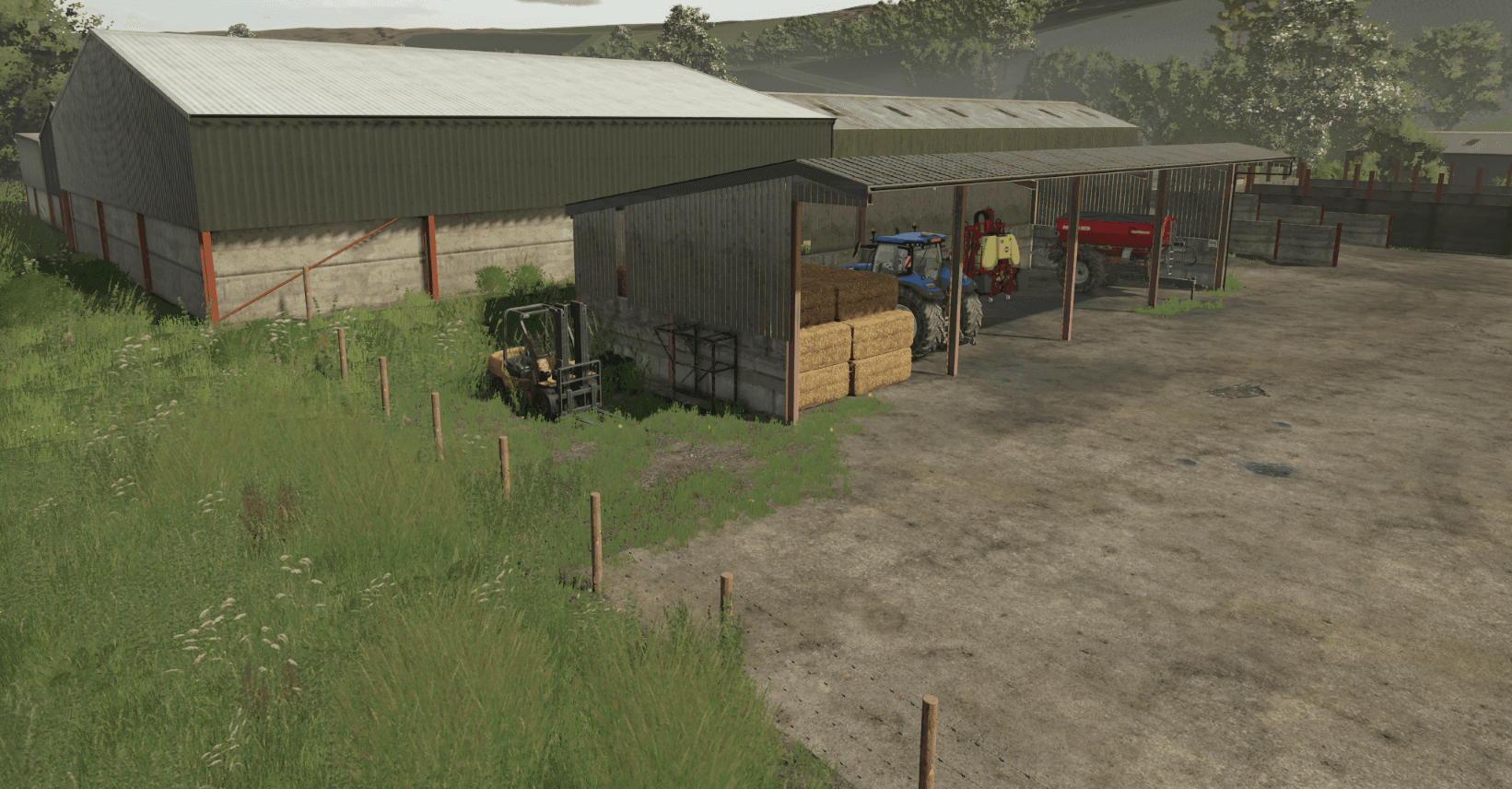 4 Bay Machinery Shed