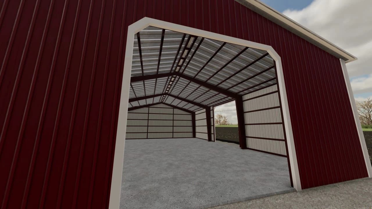 40X60 STEEL SHED 2