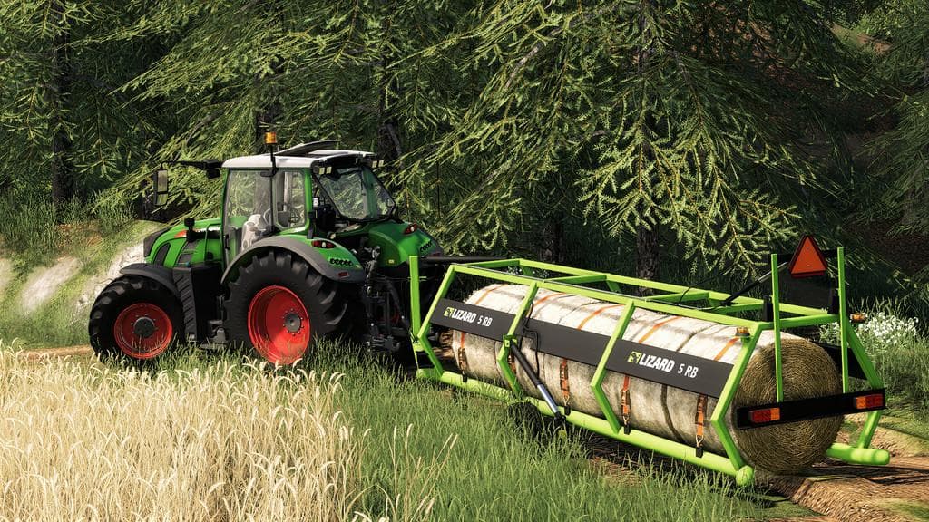 5 ROUND BALES TRAILER 2