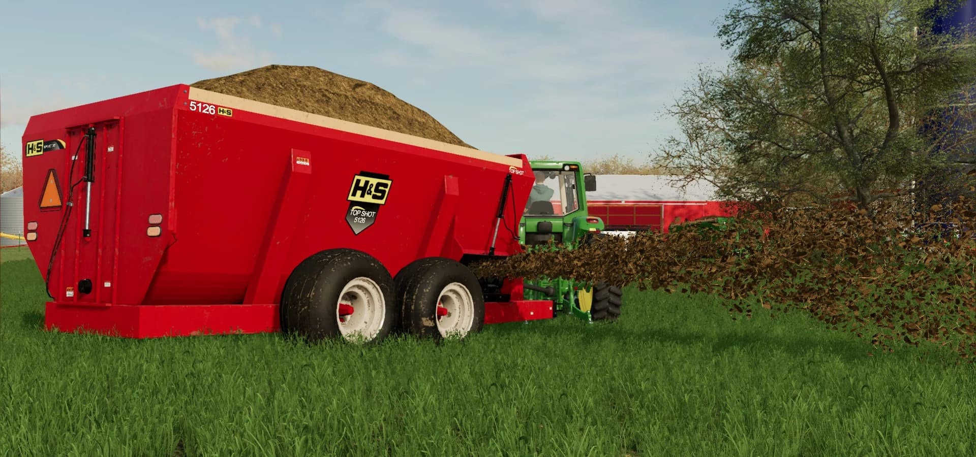 H&S 5126 TOP SHOT MANURE SPREADER 4