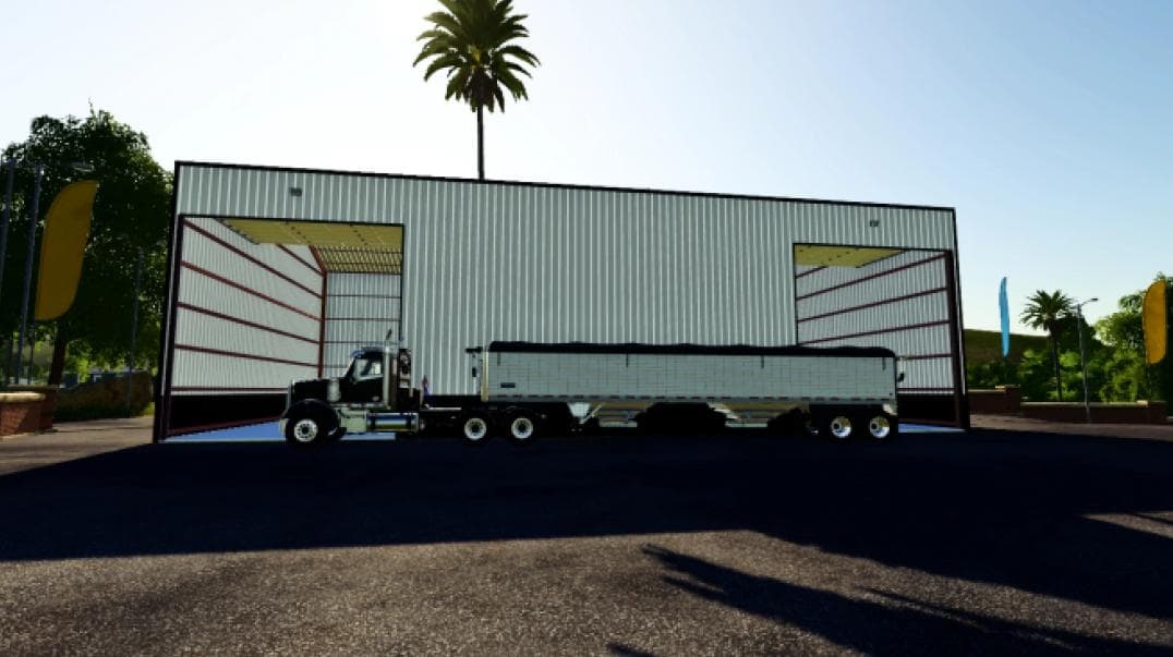 60X100 FOOT RED IRON SHOP 2