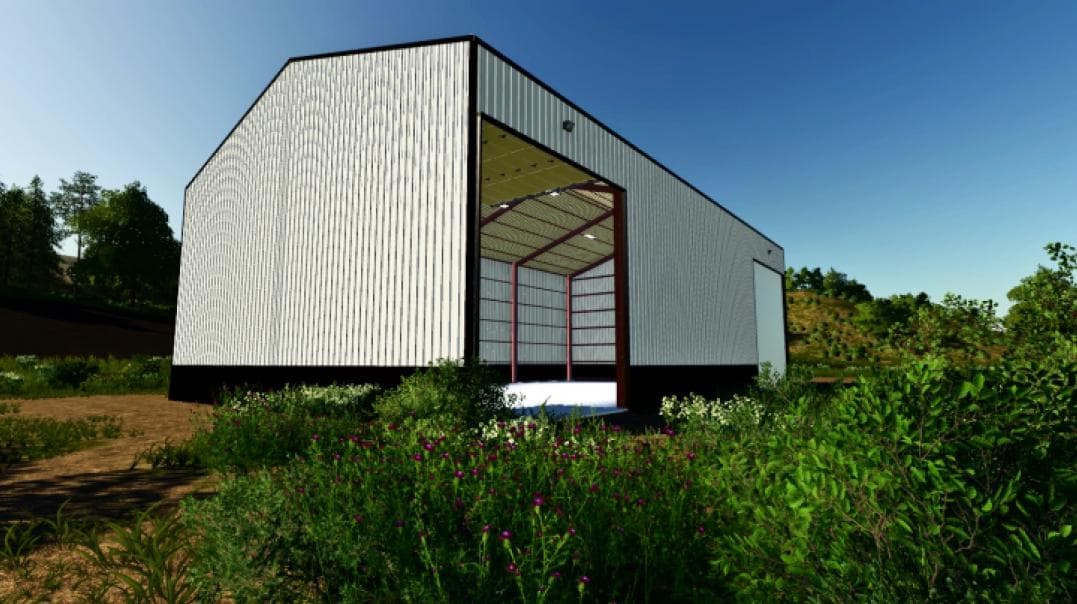 60X100 FOOT RED IRON SHOP