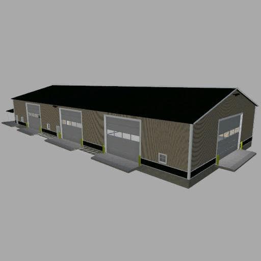 72x160 workshop shed