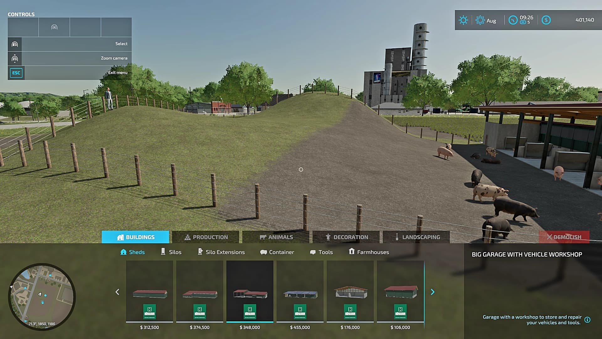 814 MODDING XL PIG FENCE/BARN 5
