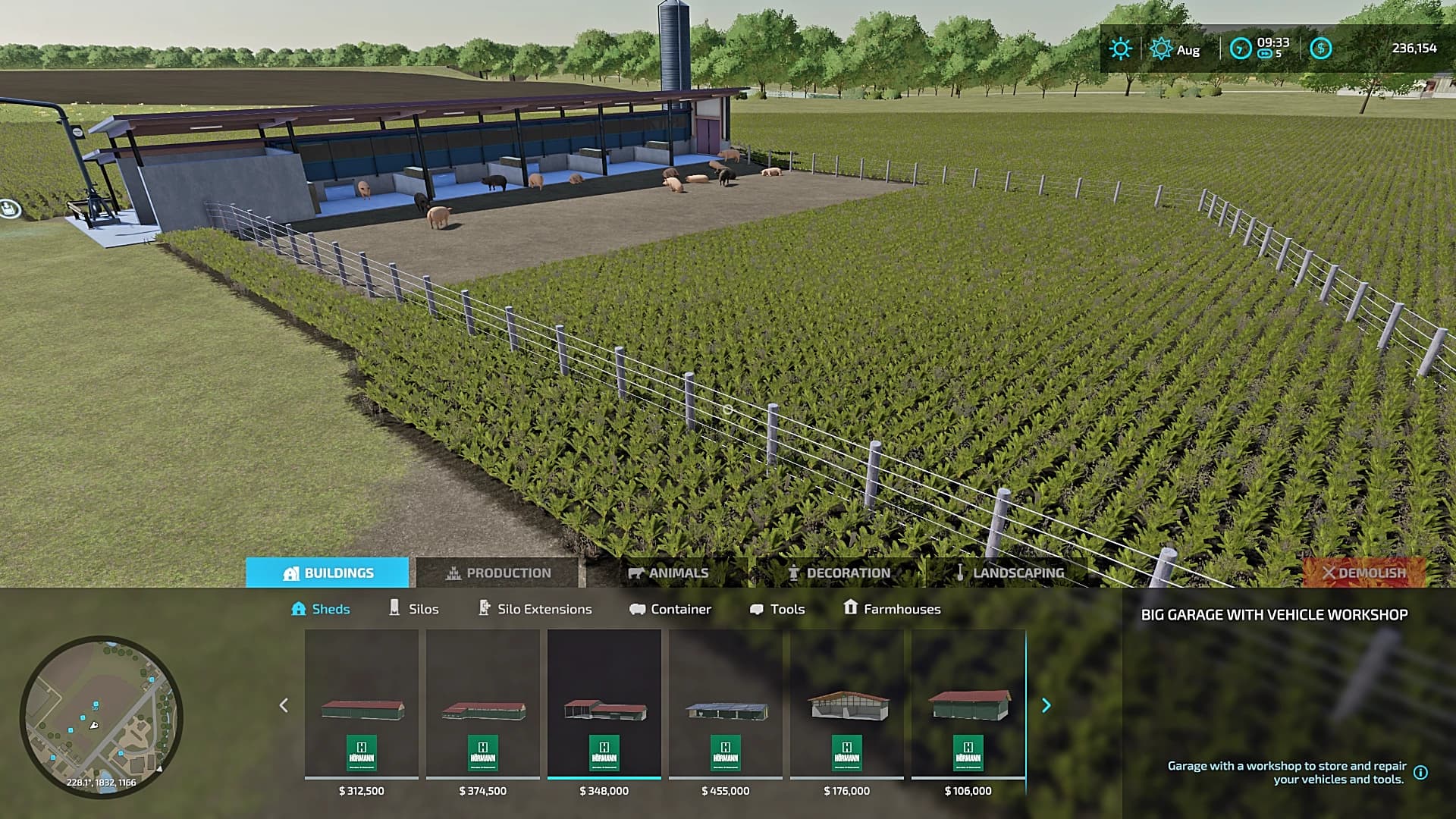 814 MODDING XL PIG FENCE/BARN 2