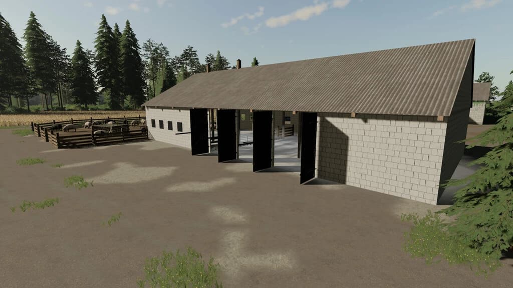A BARN WITH A PIGSTY FOR PIGS 5