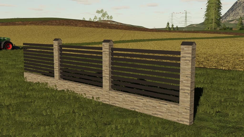 A PACK OF MODERN METAL FENCES 5