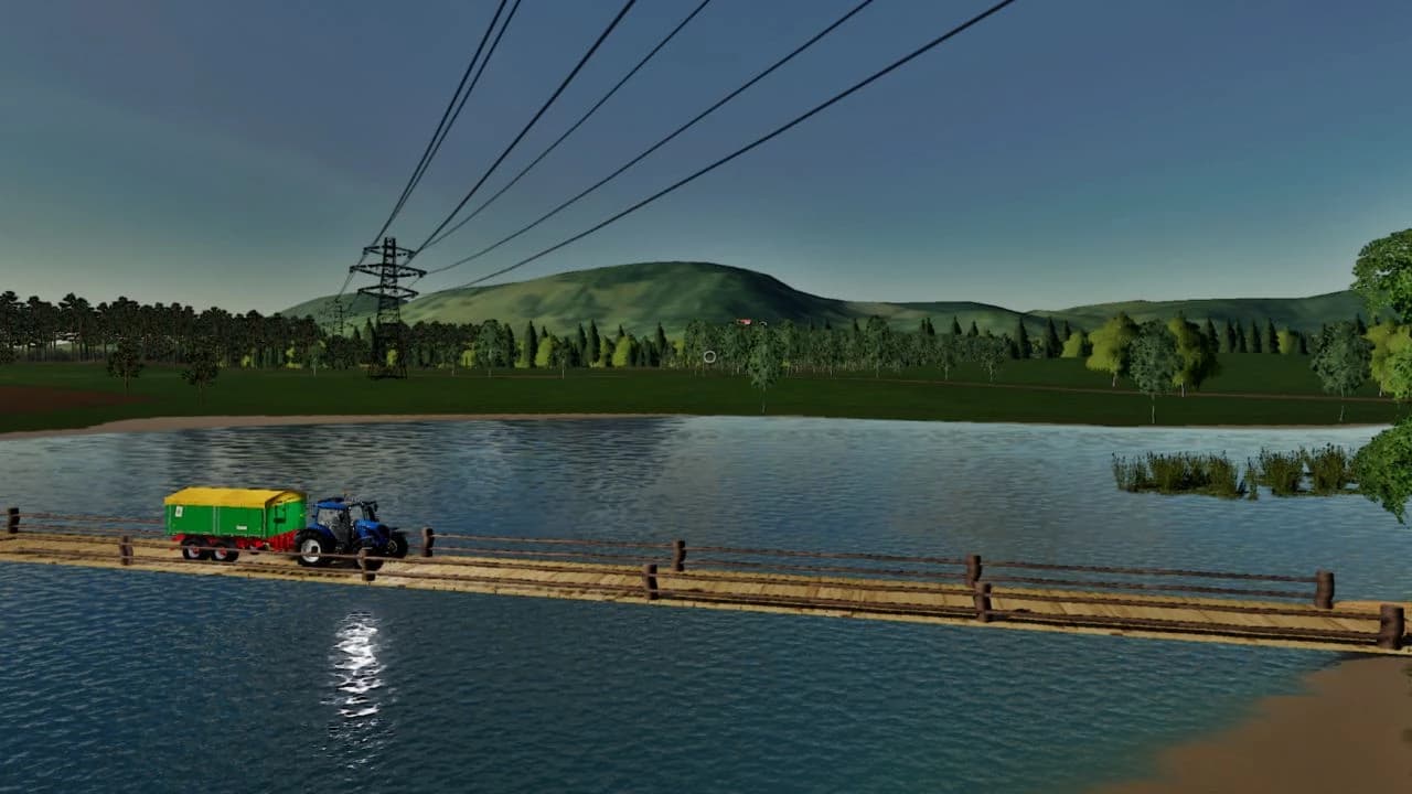 A SMALL WOODEN BRIDGE