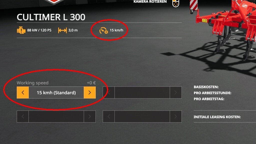 ADJUST WORKING SPEED 3