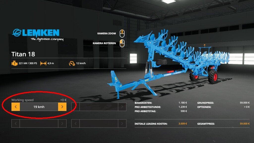 ADJUST WORKING SPEED 2