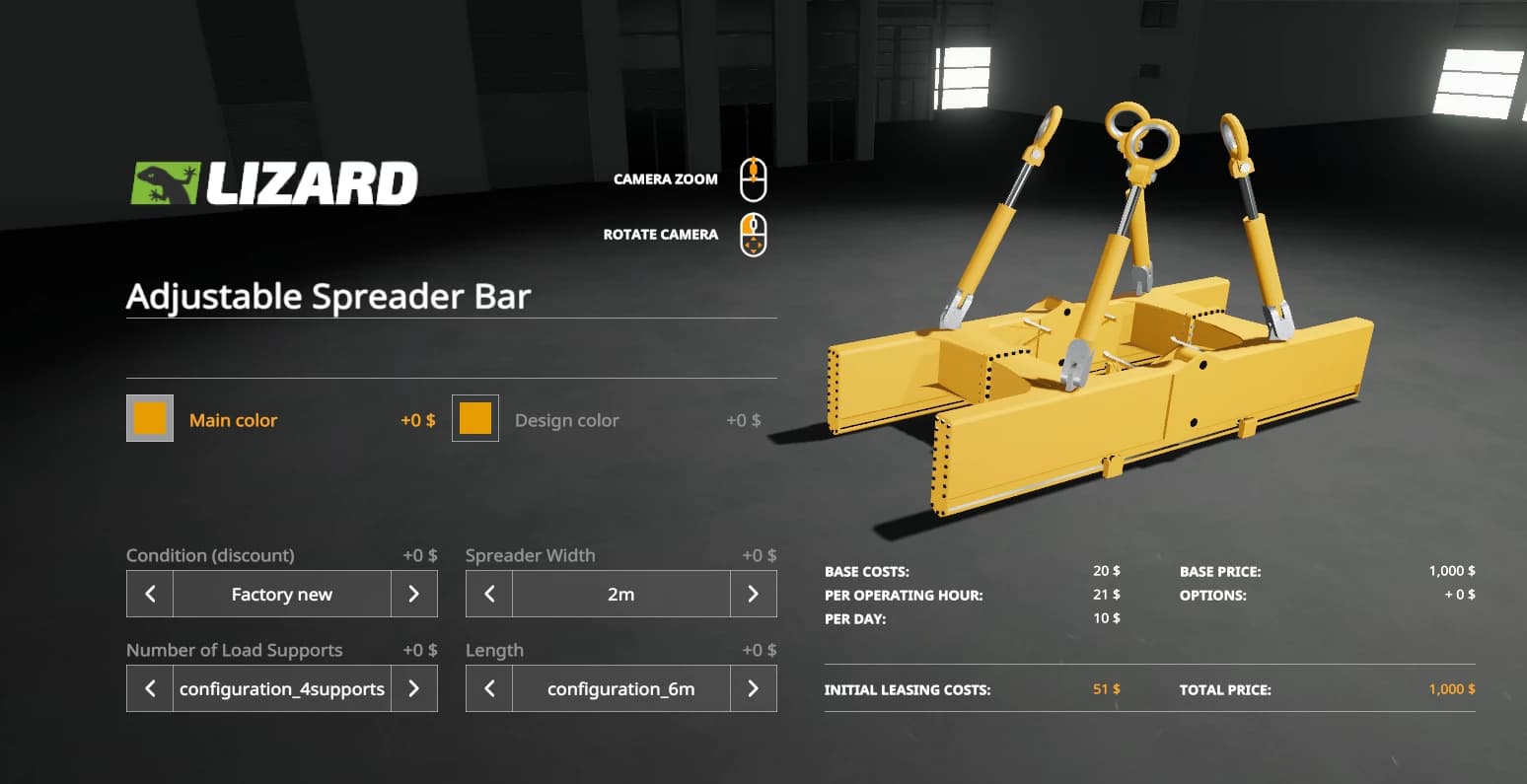 ADJUSTABLE LOAD SPREADER BAR 4