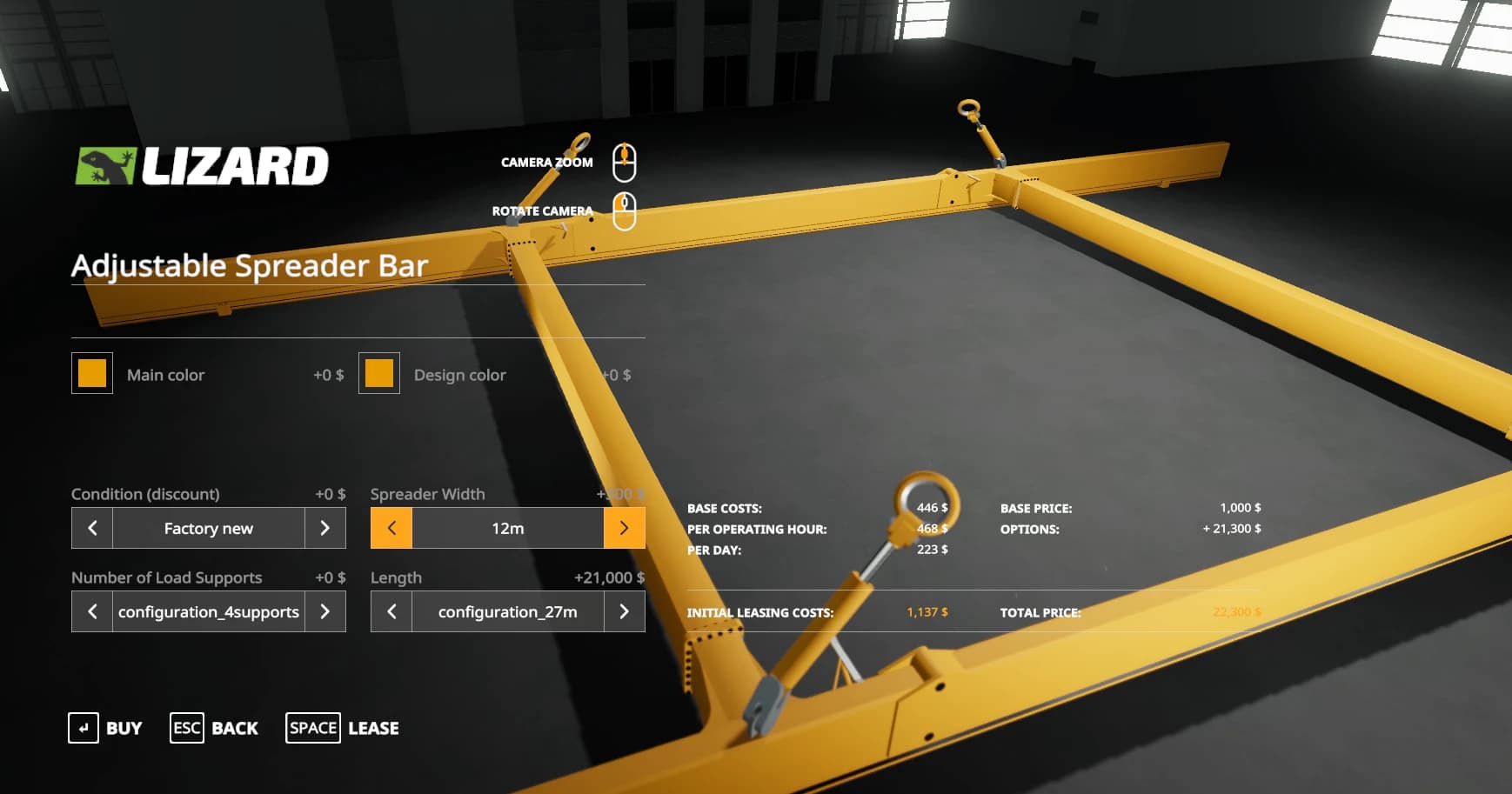 ADJUSTABLE LOAD SPREADER BAR 2