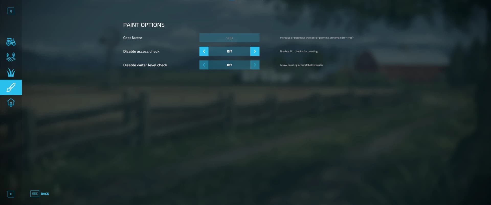 ADVANCED GAMEPLAY SETTINGS 5
