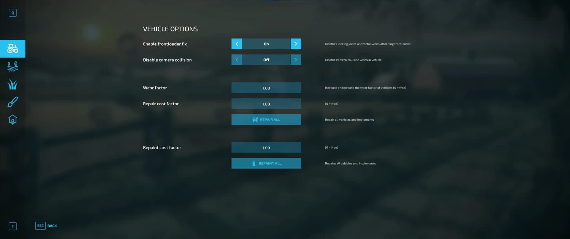 ADVANCED GAMEPLAY SETTINGS 3
