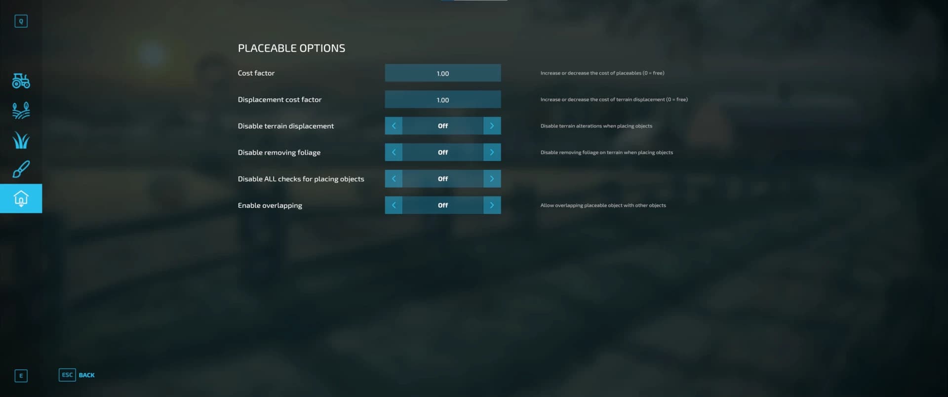 ADVANCED GAMEPLAY SETTINGS 2