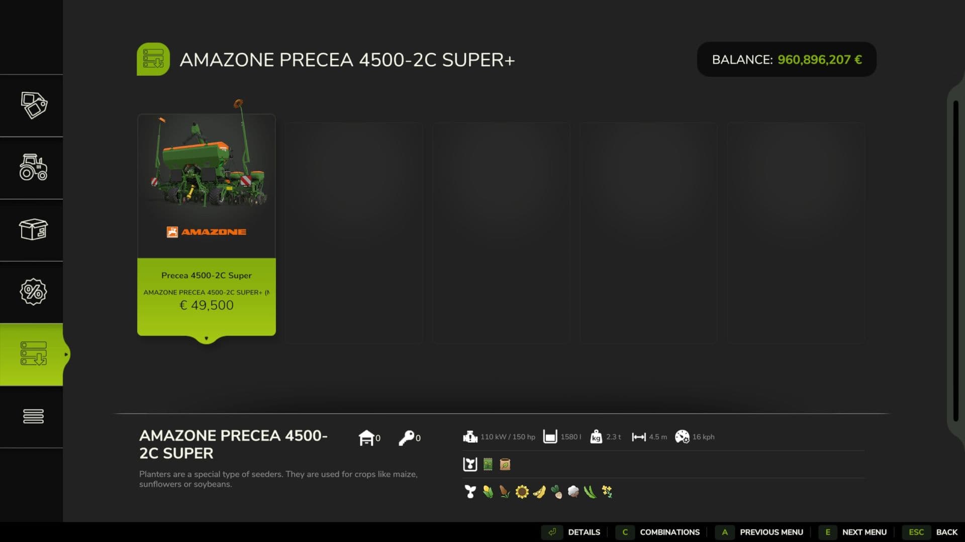 AMAZONE Precea 4500-2C Super 4