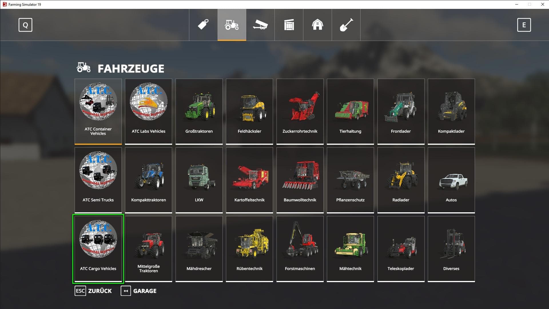 ATC CARGO TRANSPORTATION PACK