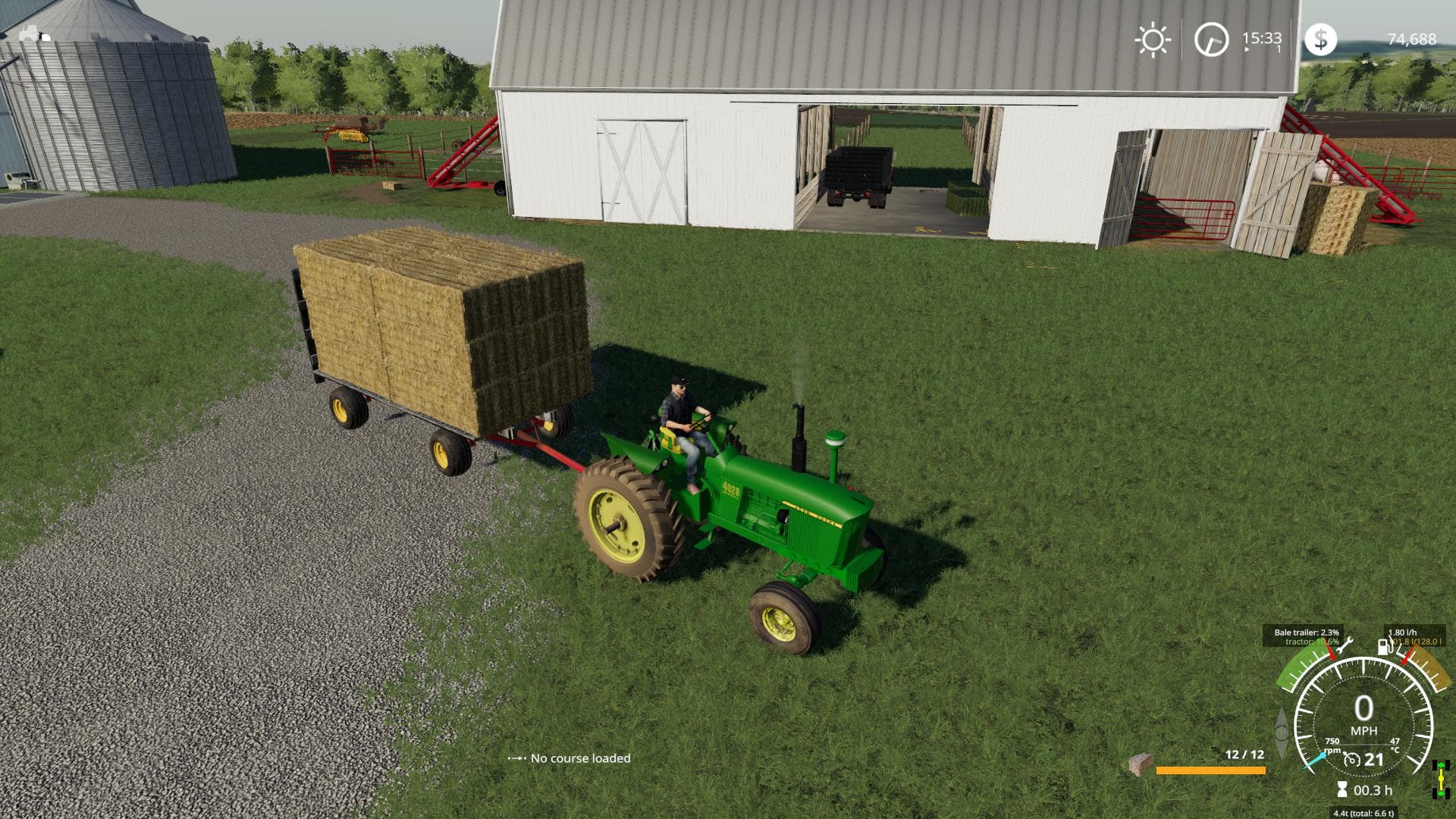 AUTOLOAD HAY WAGON 4