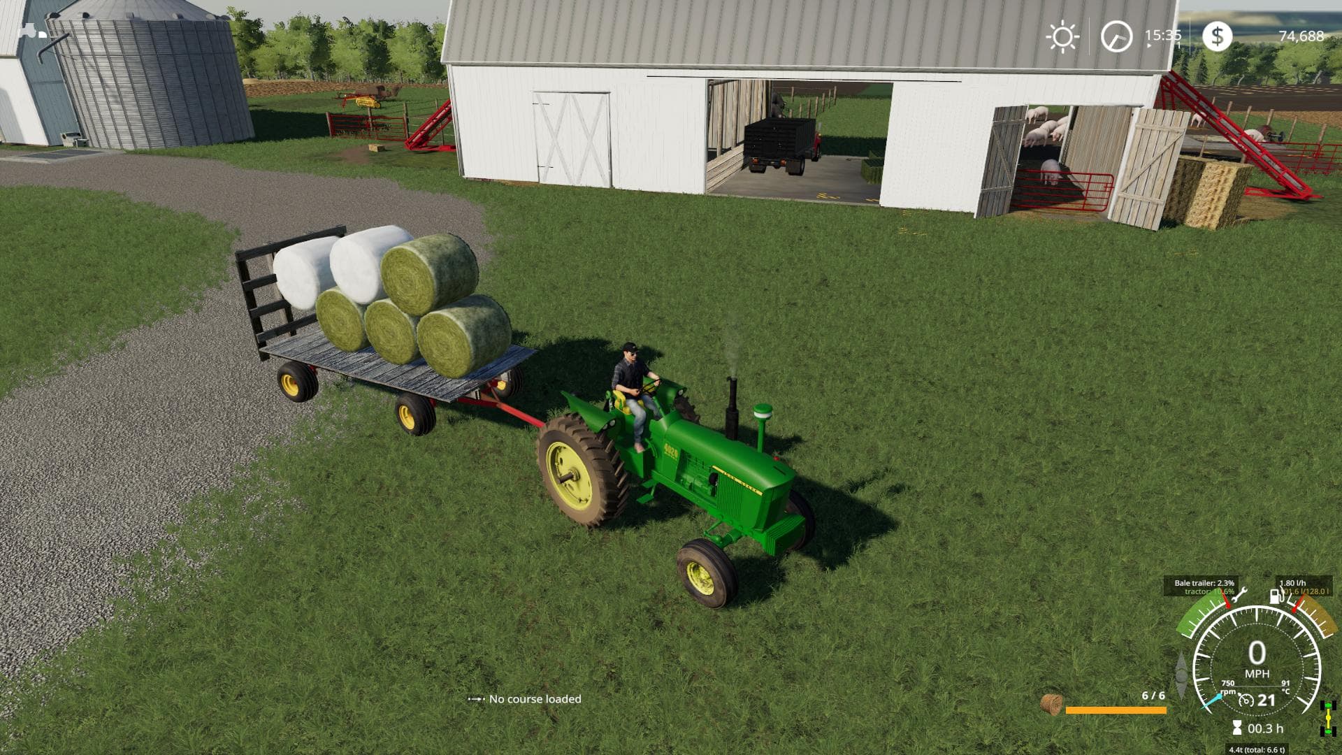AUTOLOAD HAY WAGON 3