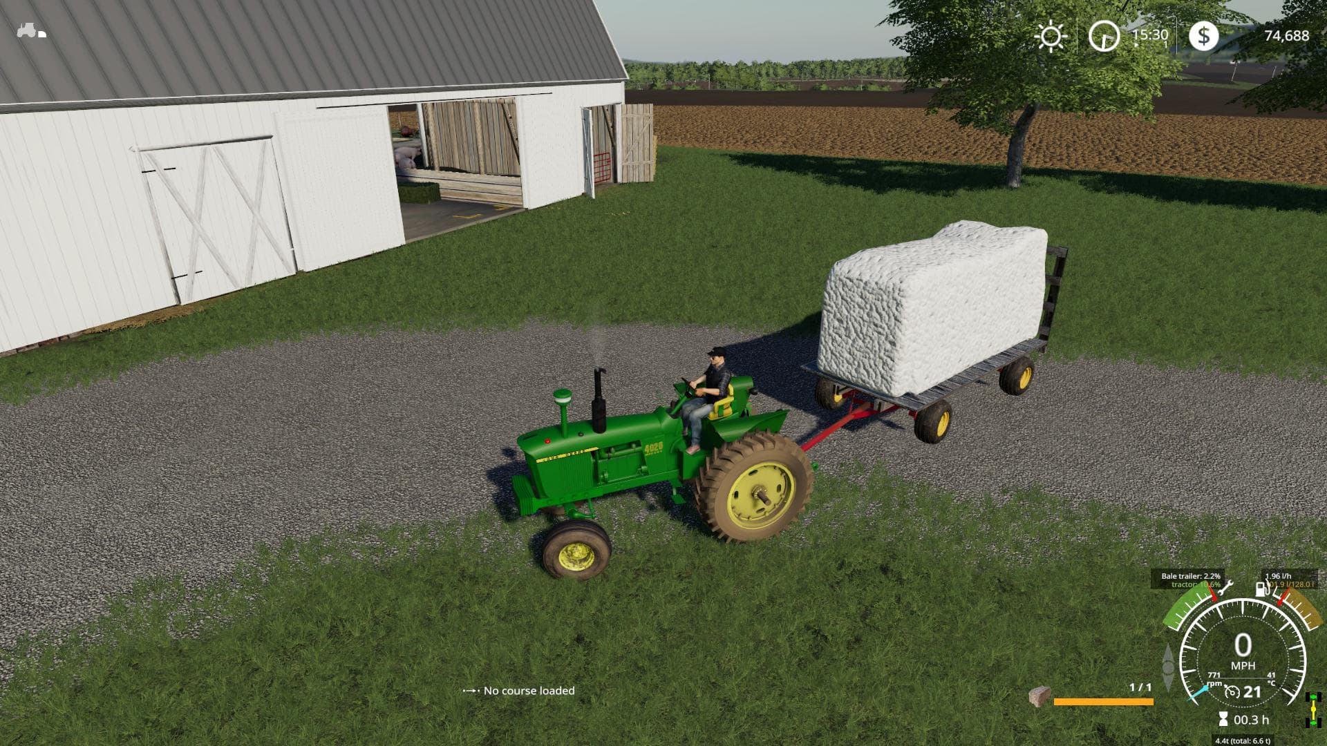 AUTOLOAD HAY WAGON 2