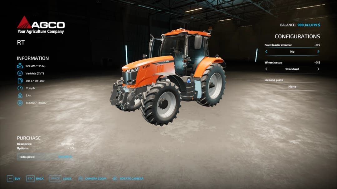Agco RT155