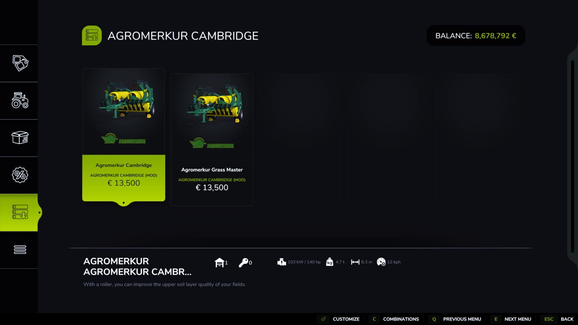 Agromerkur Cambridge 6.3 5
