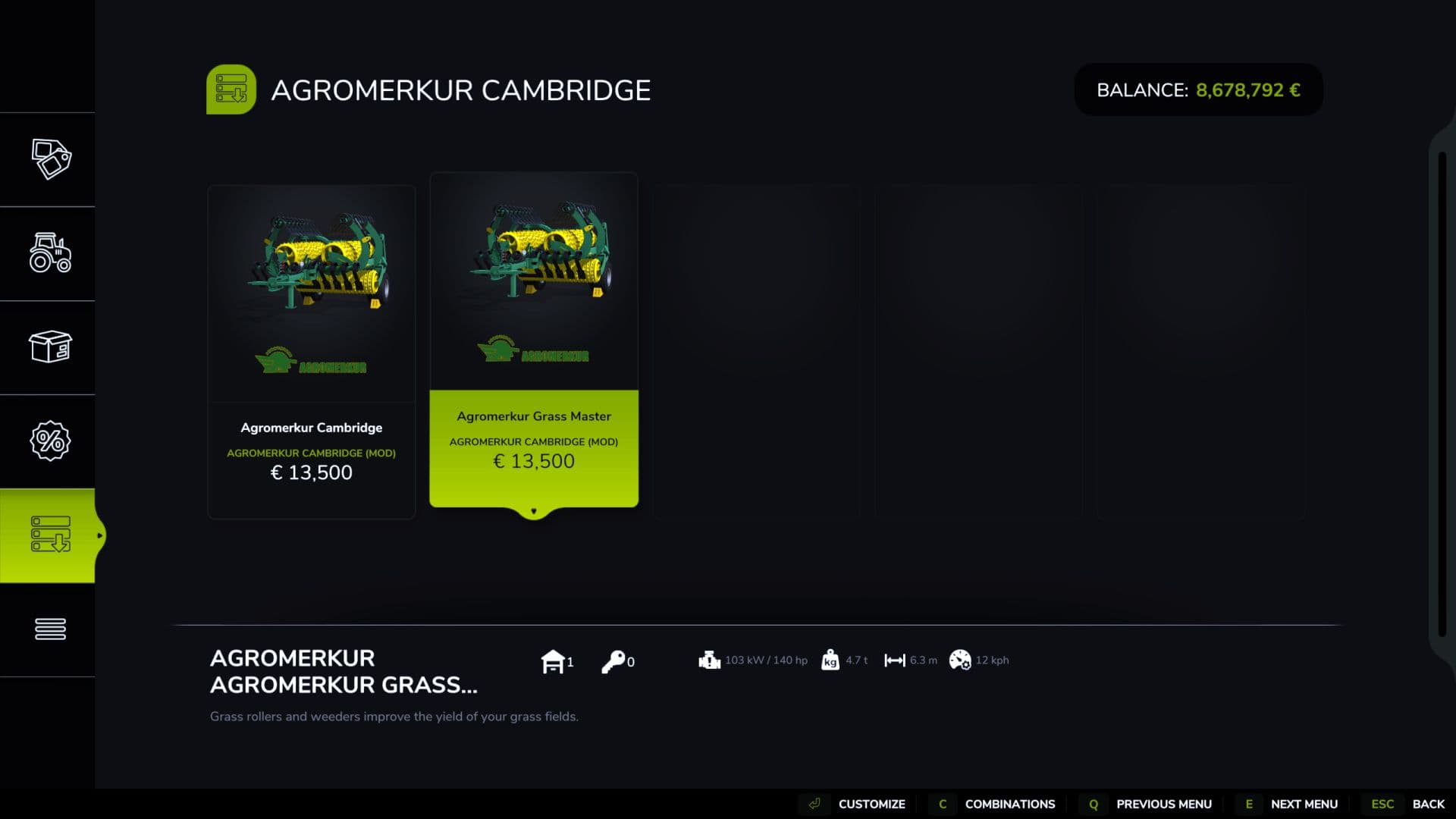 Agromerkur Cambridge 6.3 4