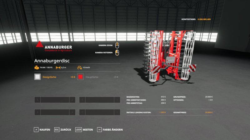 Annaburger disc 6.2m 2