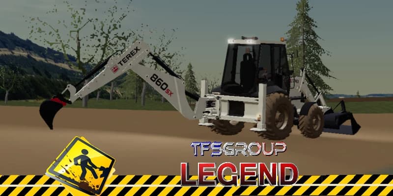 BAKHOE LOADER TEREX 860/880 SX