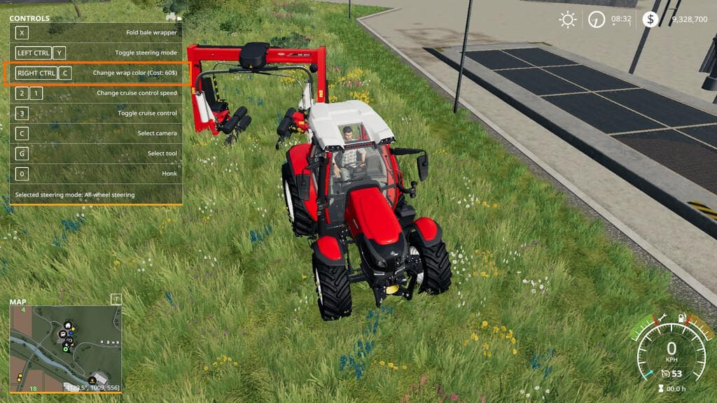 BALE WRAP COLOR SWITCHER 5