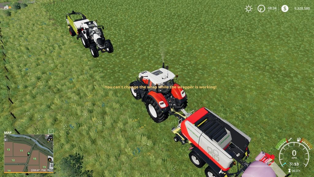 BALE WRAP COLOR SWITCHER