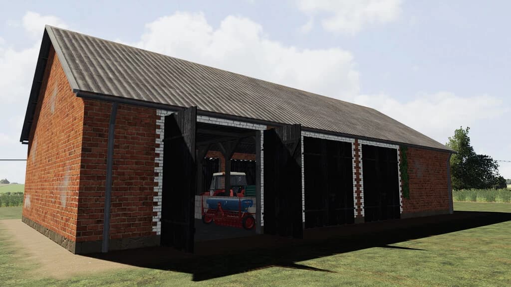 BARN WITH CHICKEN COOP