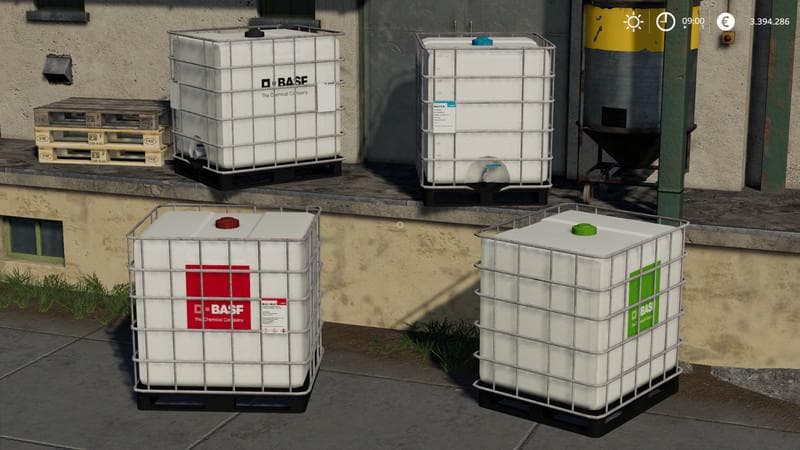 BASF IBC PALLET TANKS 5