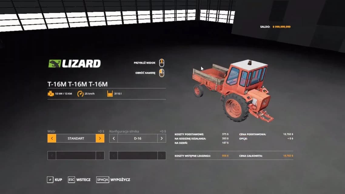 BELARUS T 16M 2