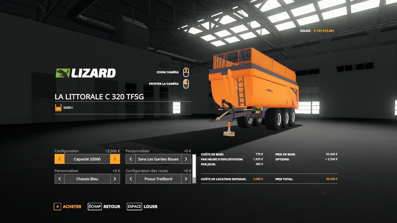 BENNE LA LITTORALE C320 J TFSG