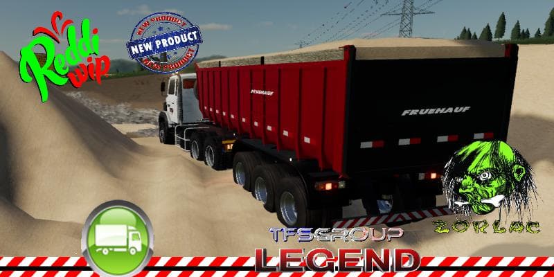 BENNE TP FRUEHAUF 3 AXES