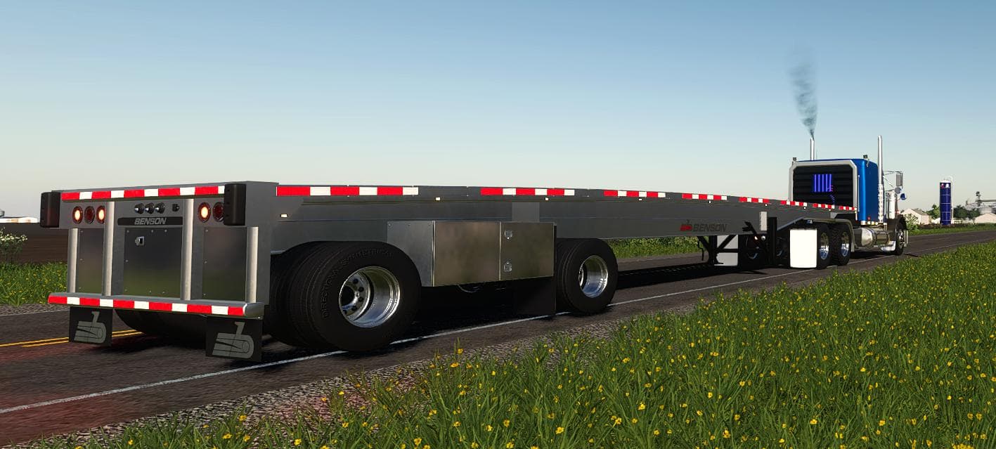 BENSON 524 FLATBED TRAILER