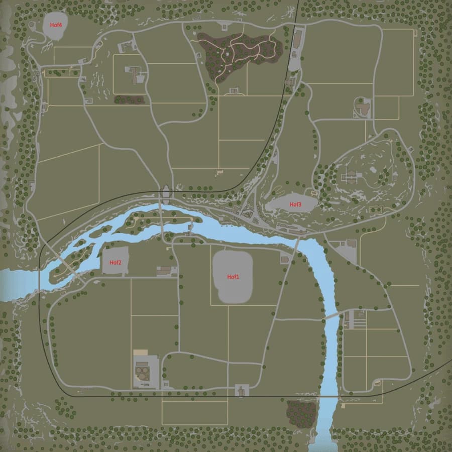 BERGHOF MAP
