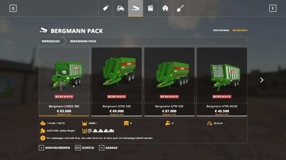 BERGMANN PACK