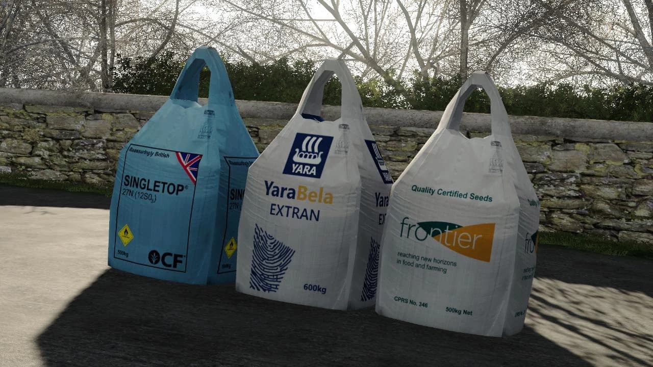BIG BAGS SEED, FERT, LIME UK SPEC
