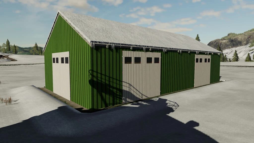 BIG MODERN METAL SHED 2