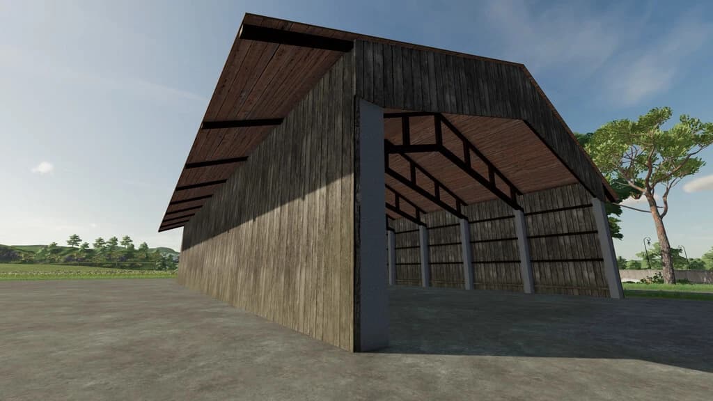 BIG WOODEN SHED