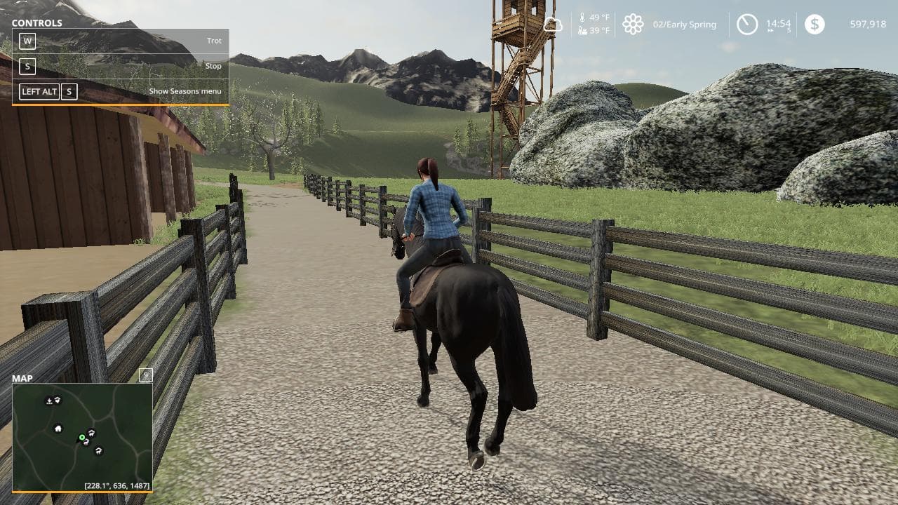 BLACK RANCH FENCING 3