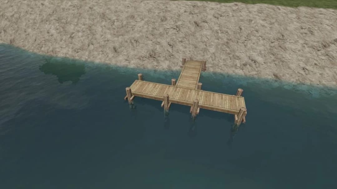 BOAT DOCKS (WOOD AND WHITE) 3