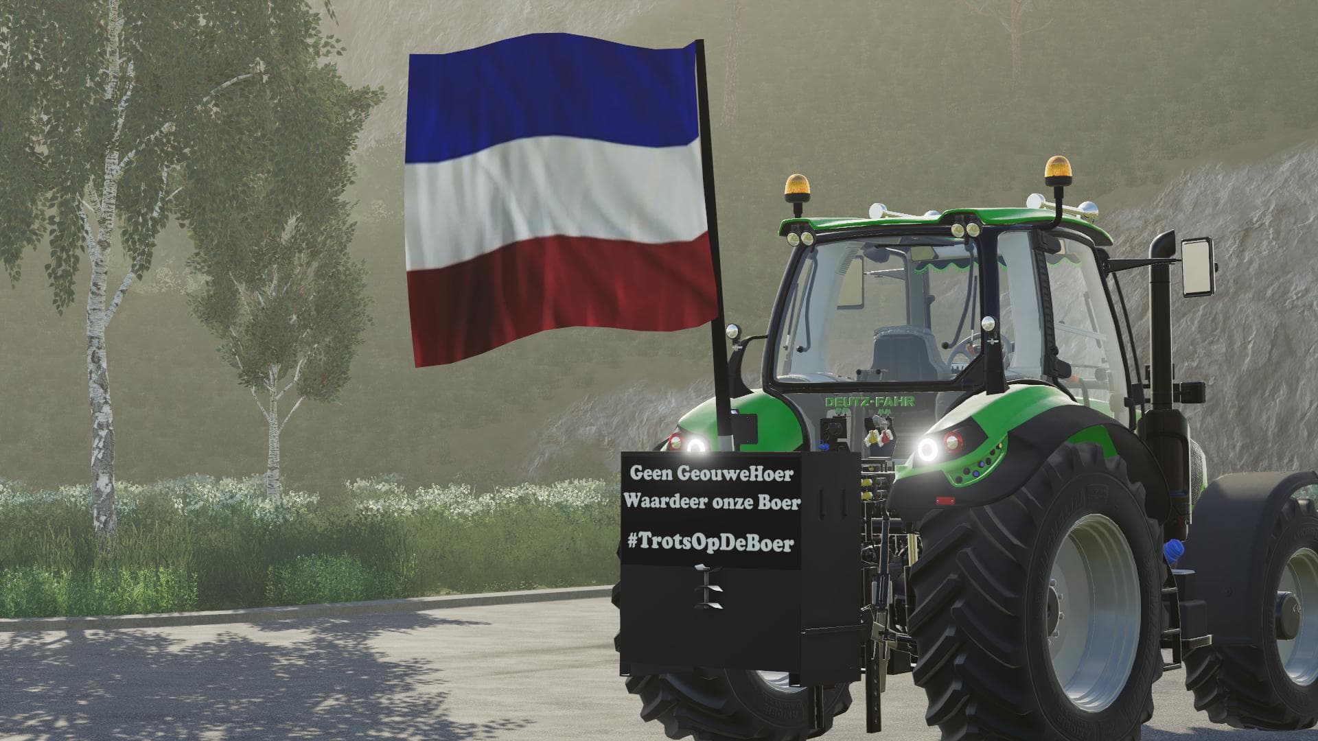 BOEREN PROTEST VLAGGEN