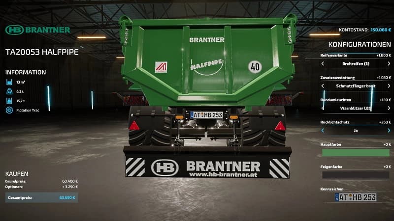 BRANTNER TA 20053 HALFPIPE