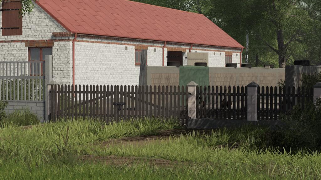 BRICK FENCE AND GATES 4