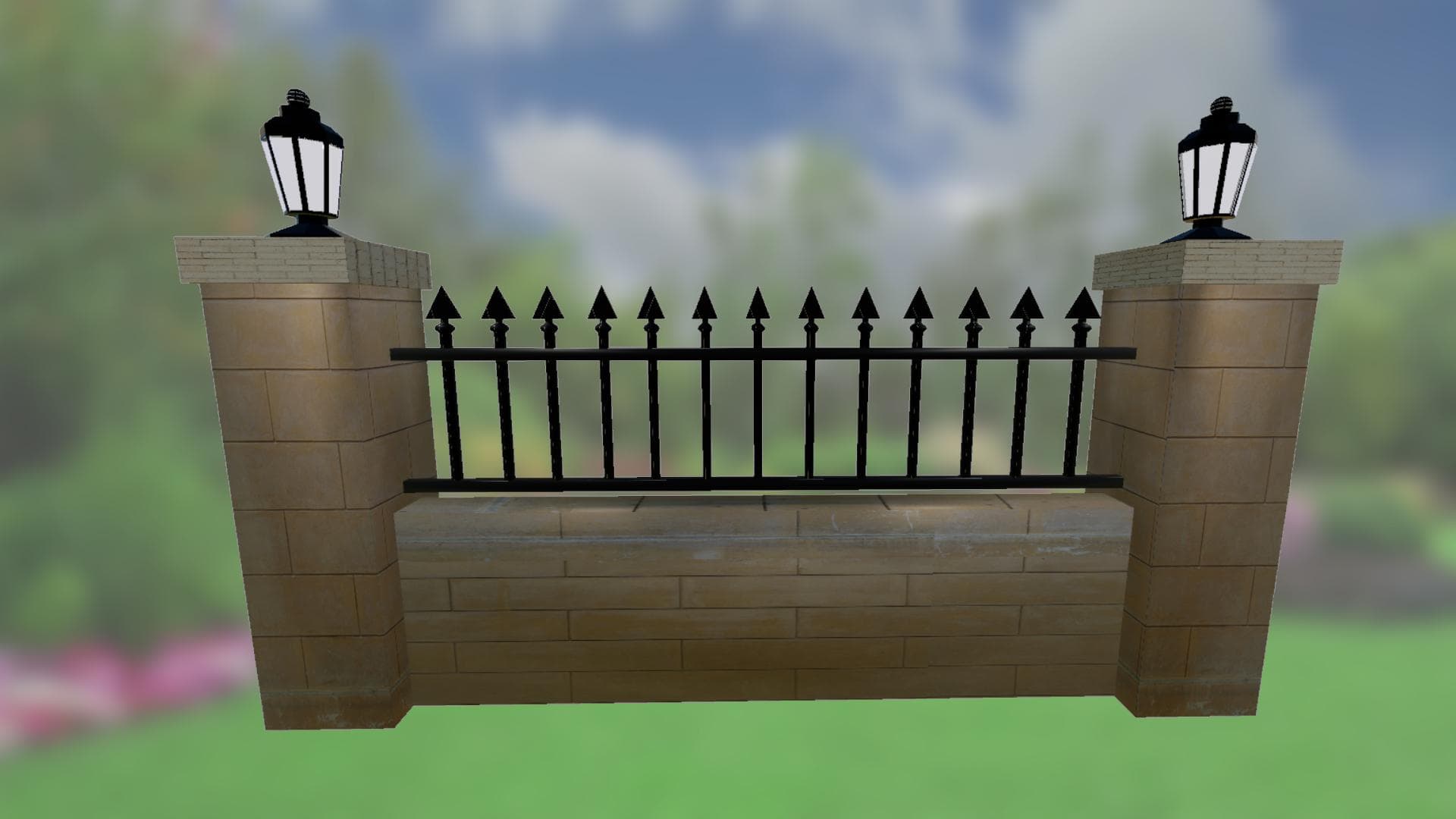 BRICK FENCES PACK 4