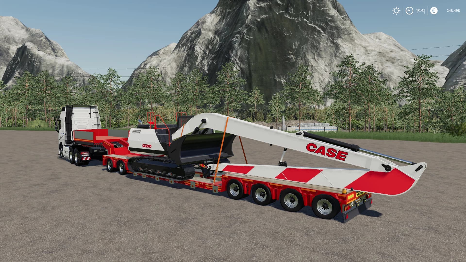 BROSHUIS 4+2 AXLES LOW LOADER